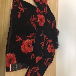 Sheer floral print Blouse